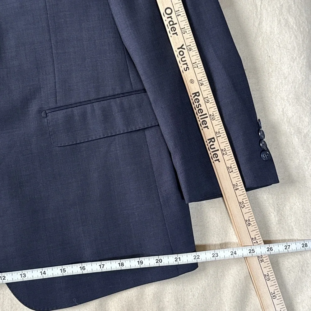 Mattarazi Uomo 2 Piece Suit Men 52R EU blue Super 150s Wool 34X29 Pants